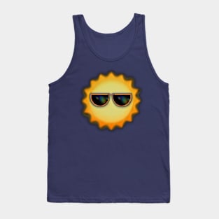 Sun With Rainbow Shades Tank Top